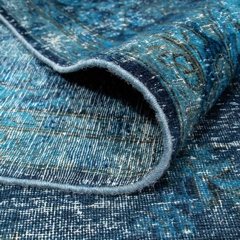 Vintage Teppich 293x384cm - dunkelblau