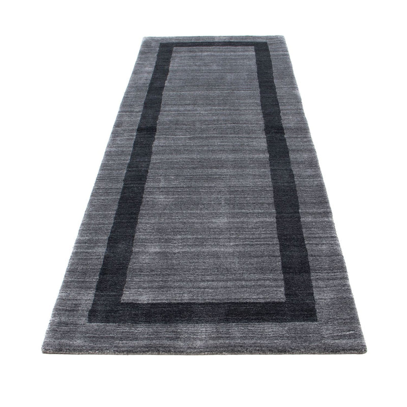 Vintage Teppich 80x250cm - grau