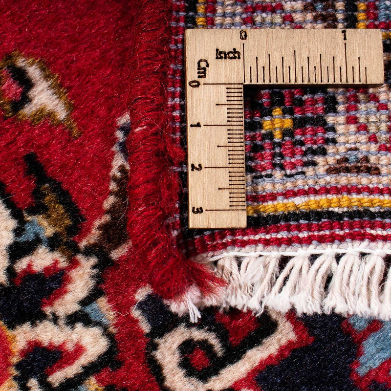 Keshan Teppich 253x354cm - Perserteppich - dunkelrot