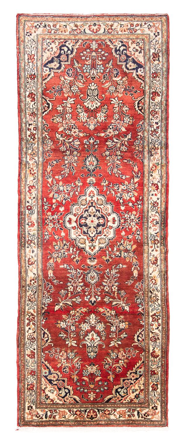 Hamadan Teppich 110x288cm - Perserteppich - rot