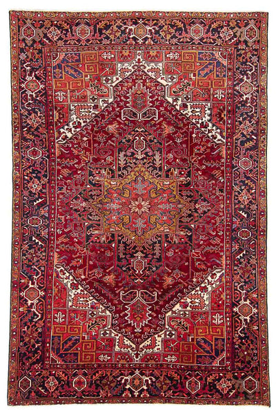 Heriz Teppich 240x344cm - Perserteppich - rot