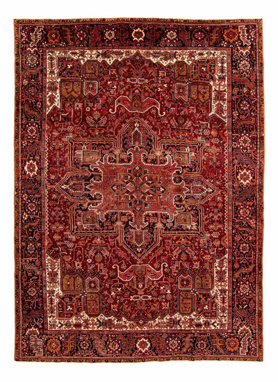 Heriz Teppich 272x368cm - Perserteppich - dunkelrot