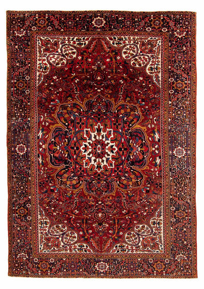 Heriz Teppich 296x405cm - Perserteppich - dunkelrot