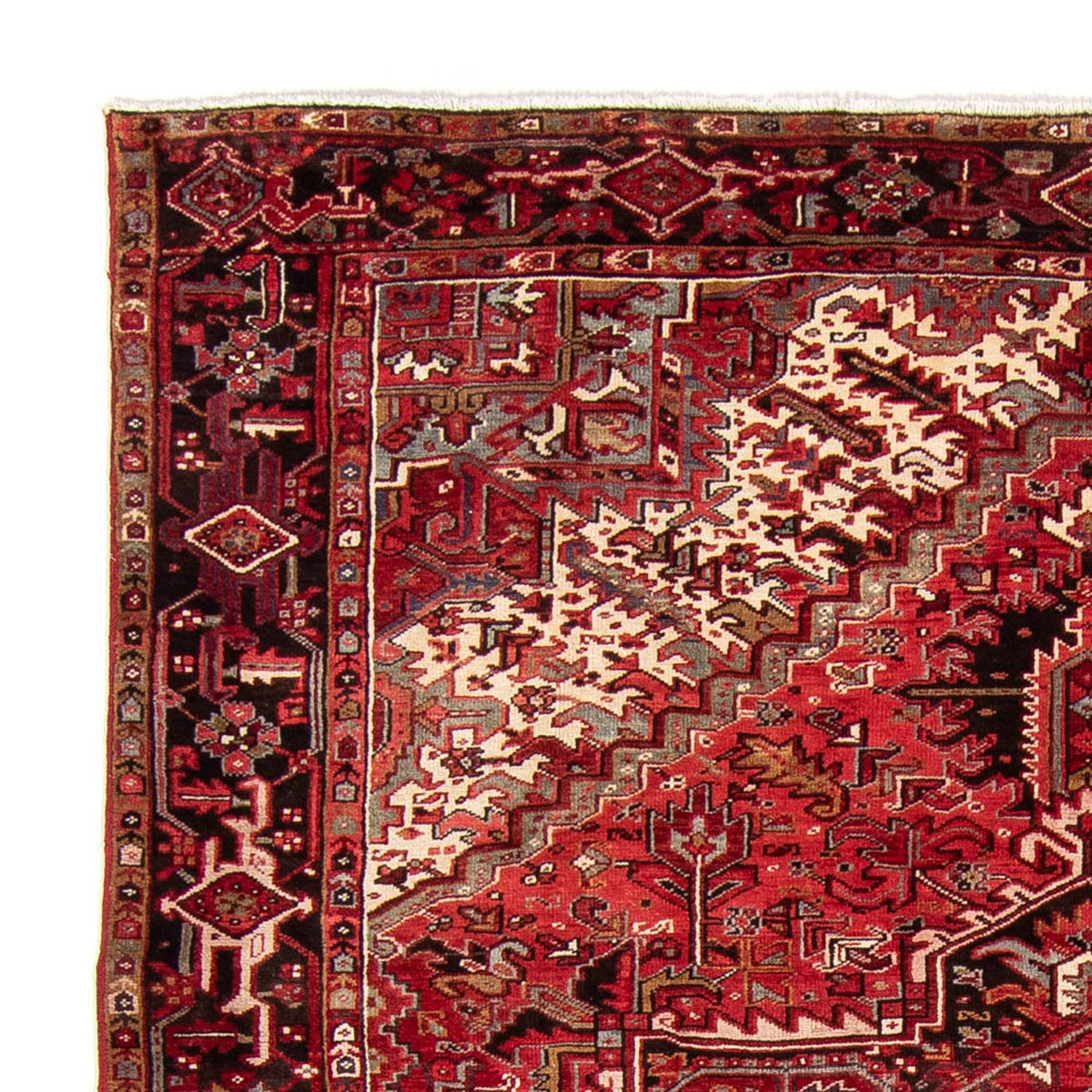 Heriz Teppich 267x361cm - Perserteppich - dunkelrot