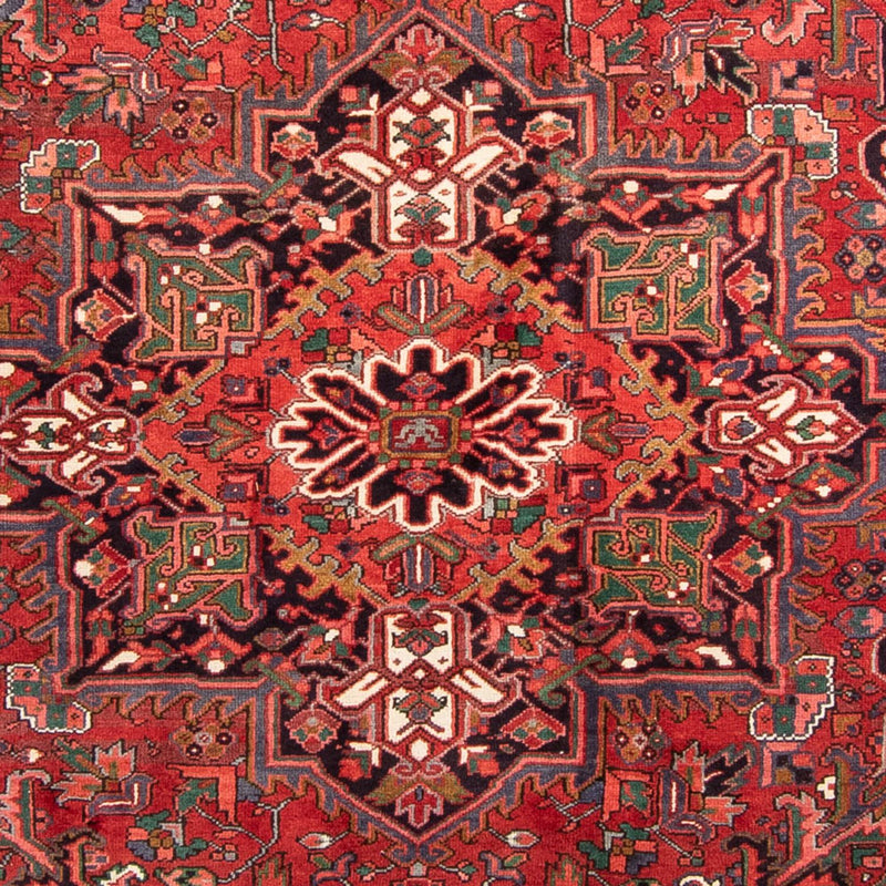 Heriz Teppich 233x343cm - Perserteppich - dunkelrot