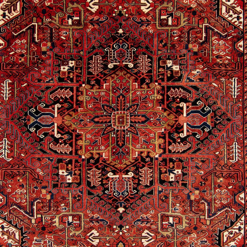Heriz Teppich 260x380cm - Perserteppich - dunkelrot