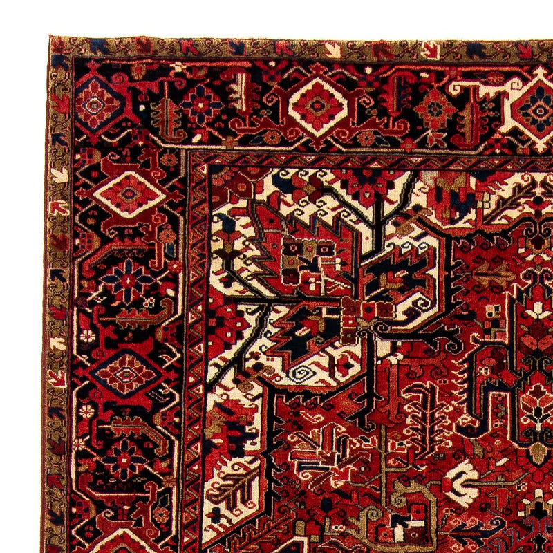 Heriz Teppich 260x380cm - Perserteppich - dunkelrot