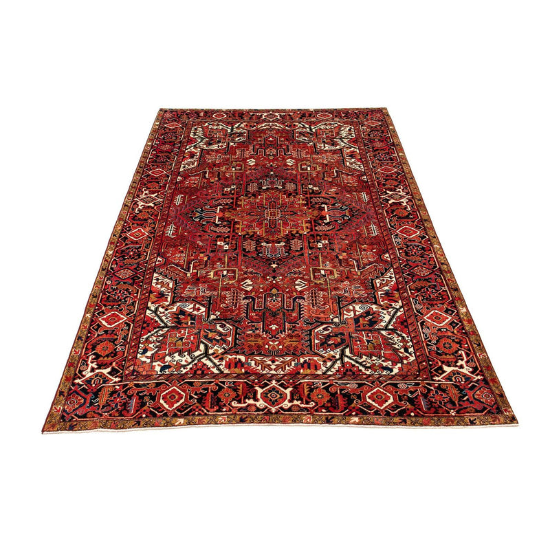 Heriz Teppich 260x380cm - Perserteppich - dunkelrot