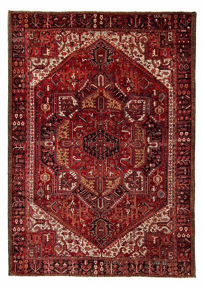 Heriz Teppich 306x410cm - Perserteppich - dunkelrot