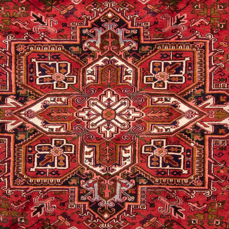 Heriz Teppich 257x348cm - Perserteppich - dunkelrot