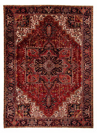 Heriz Teppich 310x380cm - Perserteppich - dunkelrot – product image