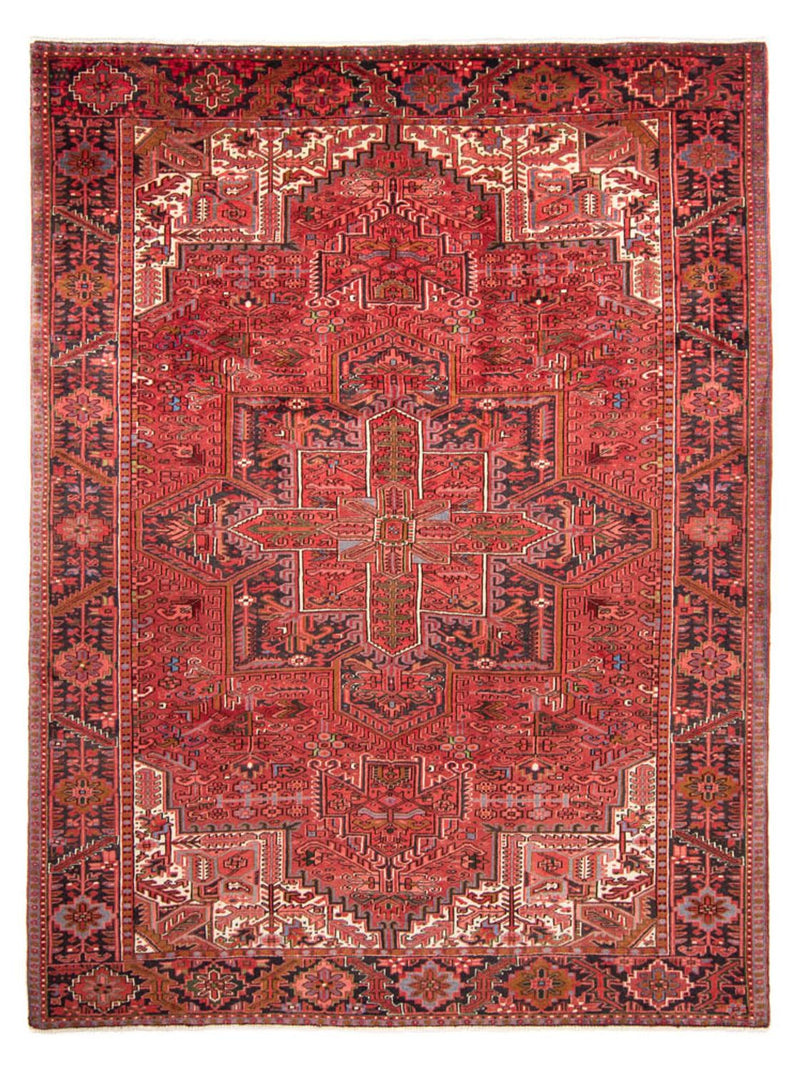 Heriz Teppich 250x345cm - Perserteppich - dunkelrot