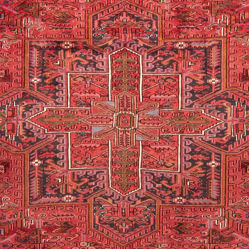 Heriz Teppich 250x345cm - Perserteppich - dunkelrot