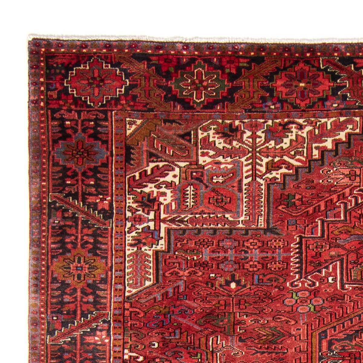 Heriz Teppich 250x345cm - Perserteppich - dunkelrot