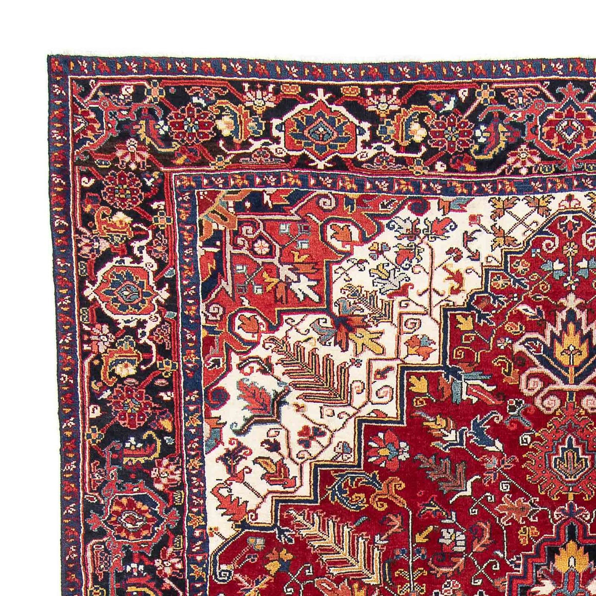 Heriz Teppich 230x323cm - Perserteppich - hellrot