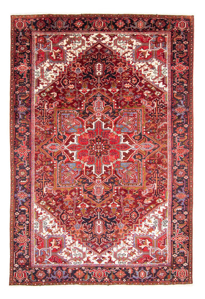 Heriz Teppich 223x348cm - Perserteppich - dunkelrot