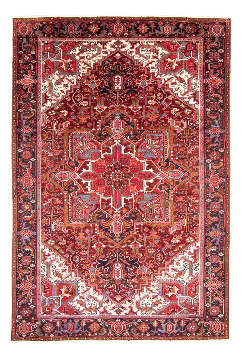 Heriz Teppich 223x348cm - Perserteppich - dunkelrot