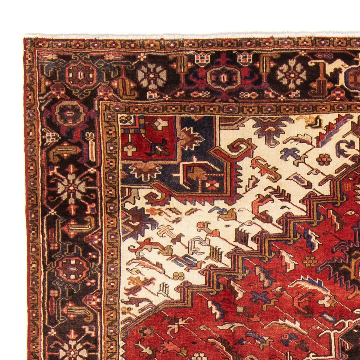 Heriz Teppich 248x331cm - Perserteppich - dunkelrot