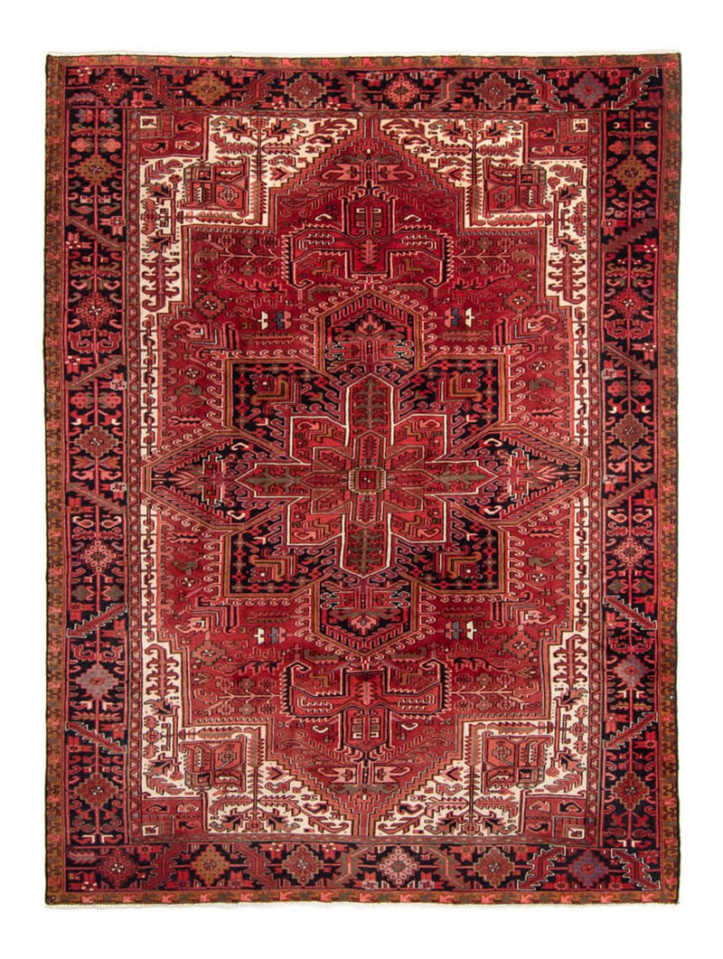 Heriz Teppich 245x338cm - Perserteppich - dunkelrot