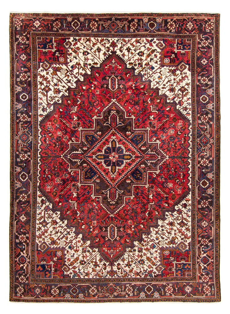Heriz Teppich 240x337cm - Perserteppich - dunkelrot
