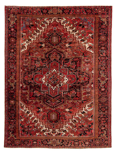 Heriz Teppich 295x390cm - Perserteppich - dunkelrot