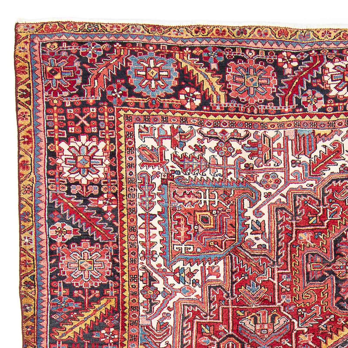 Heriz Teppich 245x358cm - Perserteppich - hellrot