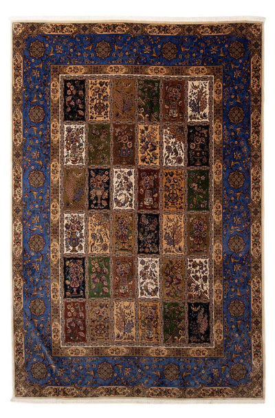 Ghom Teppich 160x230cm - Perserteppich - mehrfarbig