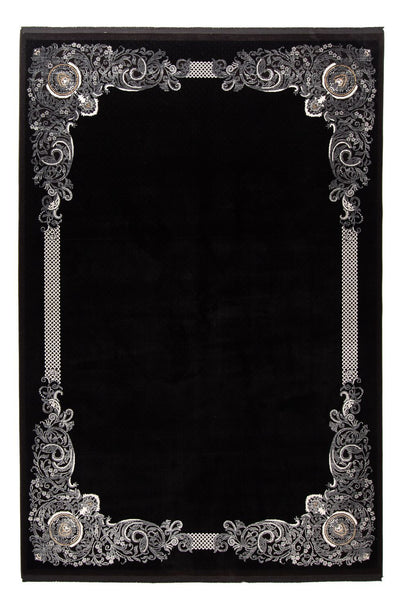 Designer Teppich 160x230cm - dunkelblau