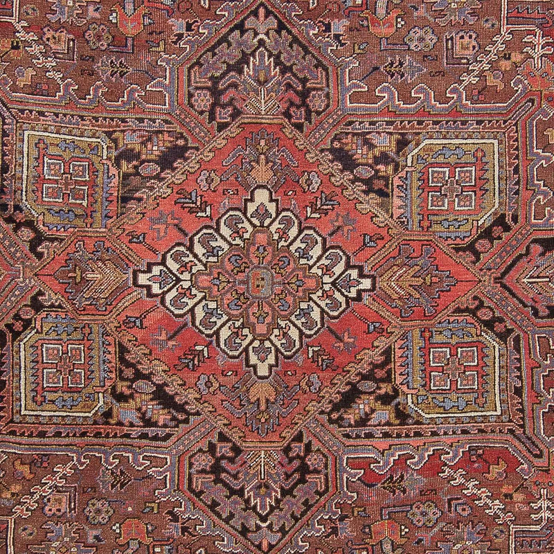 Heriz Teppich 280x350cm - Perserteppich - hellrot