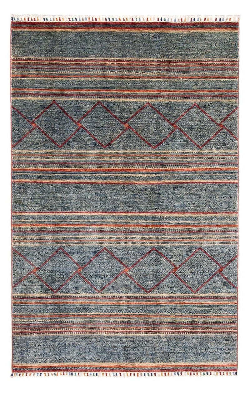 Ziegler Teppich 121x192cm - Orientteppich - mehrfarbig