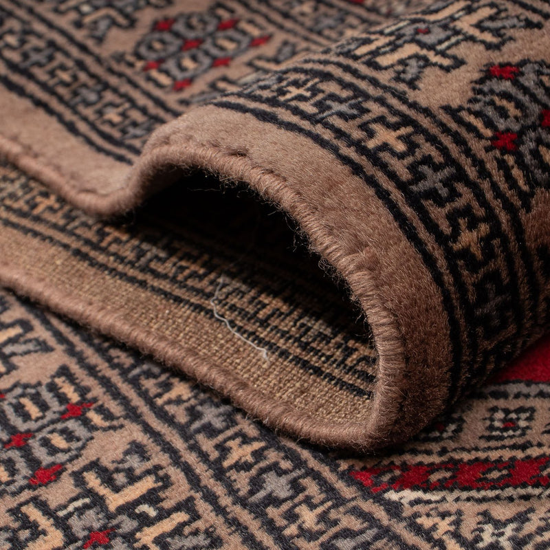 Buchara Teppich 62x314cm - Orientteppich - dunkelrot