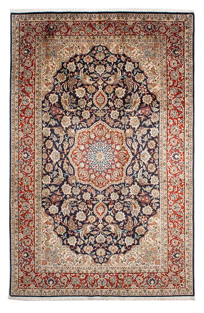 Sarough Teppich 196x300cm - Perserteppich - dunkelblau