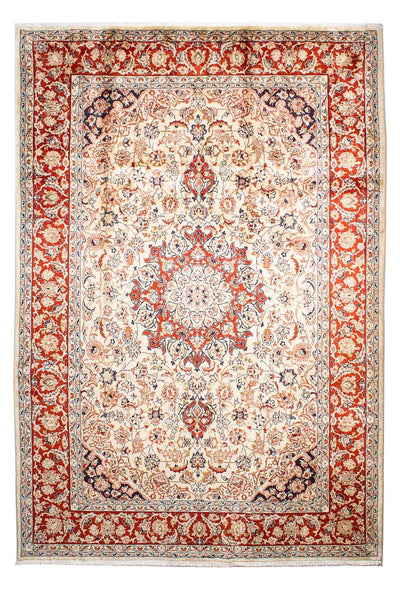 Keshan Teppich 207x305cm - Perserteppich - beige