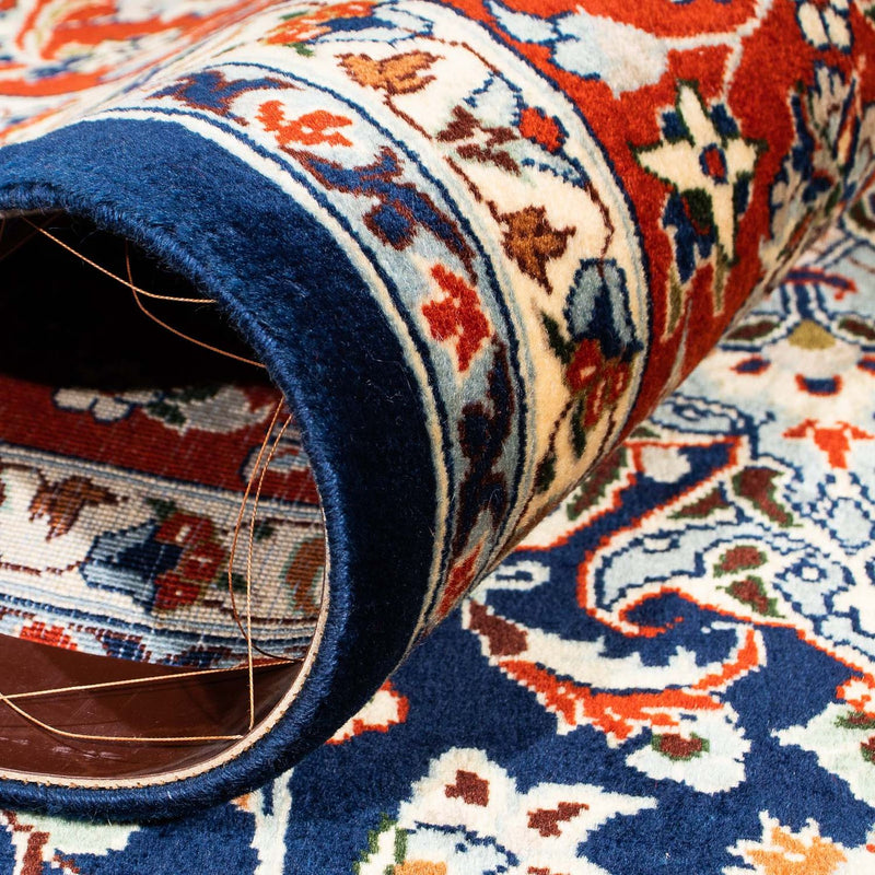 Sarough Teppich 214x302cm - Perserteppich - dunkelblau