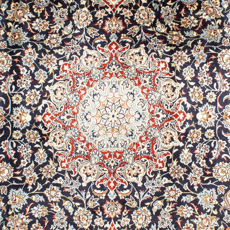 Keshan Teppich 208x293cm - Perserteppich - dunkelblau