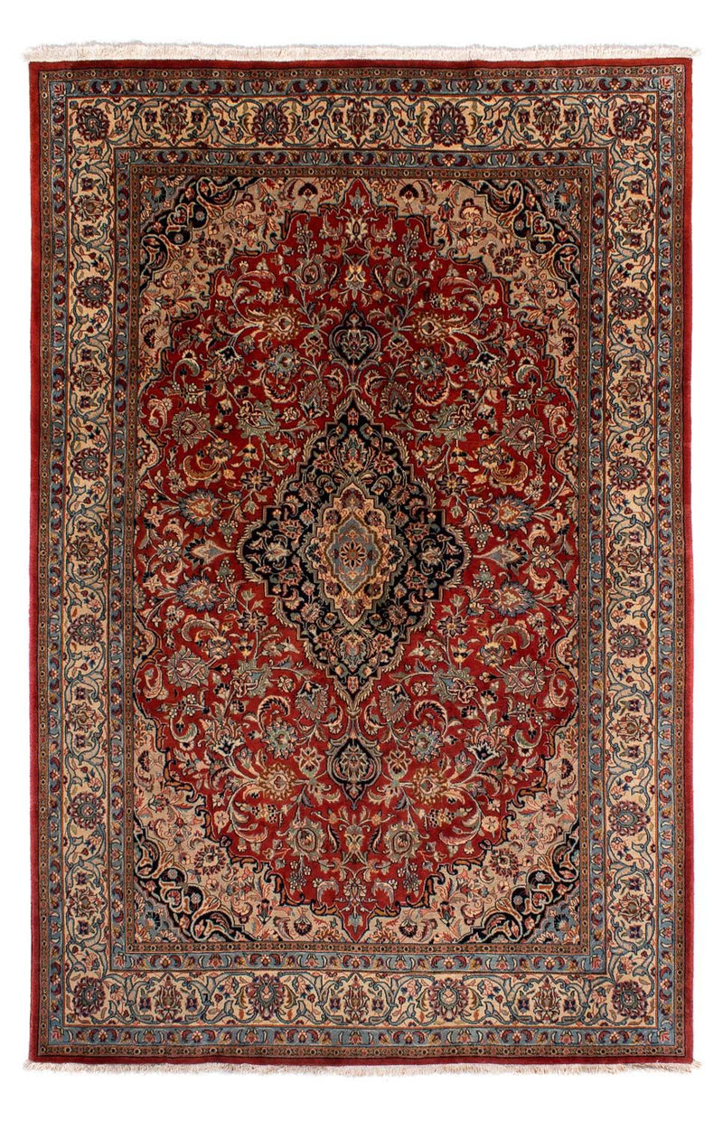 Maschad Teppich 200x295cm - Perserteppich - dunkelrot