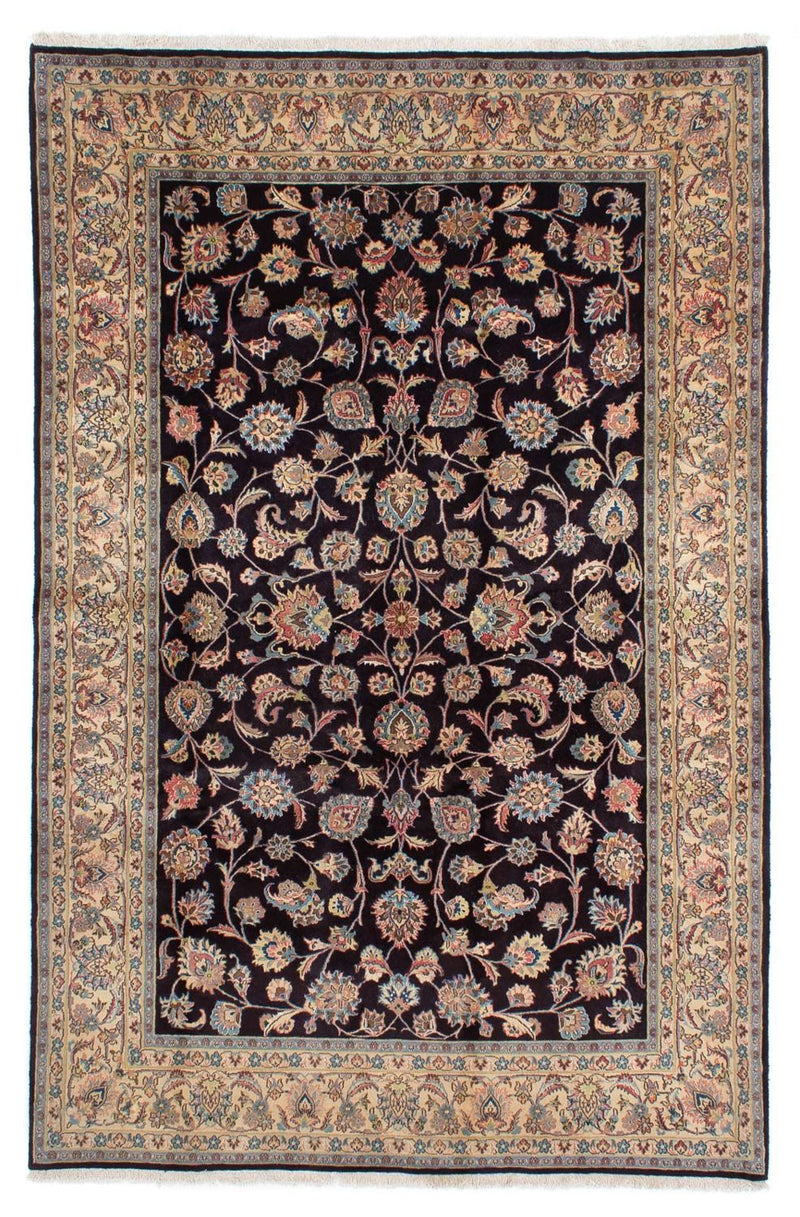 Maschad Teppich 198x299cm - Perserteppich - schwarz