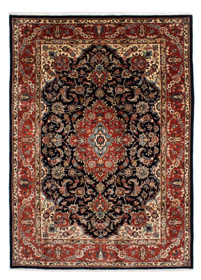 Maschad Teppich 203x292cm - Perserteppich - dunkelblau