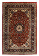 Maschad Teppich 200x300cm - Perserteppich - dunkelrot