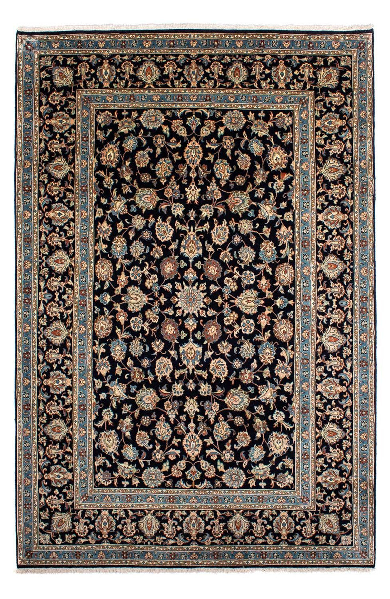 Maschad Teppich 193x296cm - Perserteppich - dunkelblau