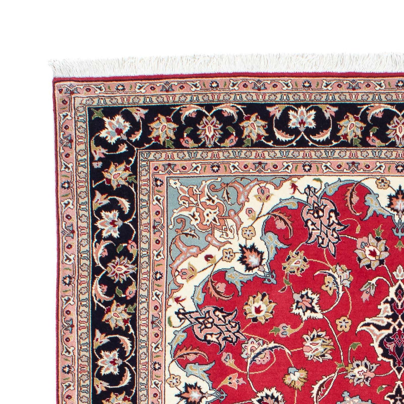 Täbriz Teppich 151x201cm - Perserteppich - rot