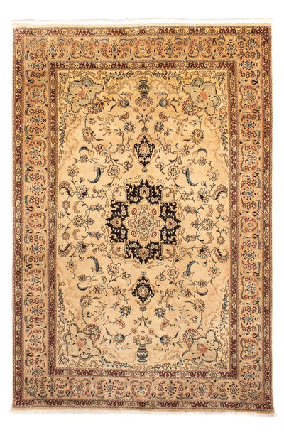 Maschad Teppich 198x295cm - Perserteppich - hellbeige