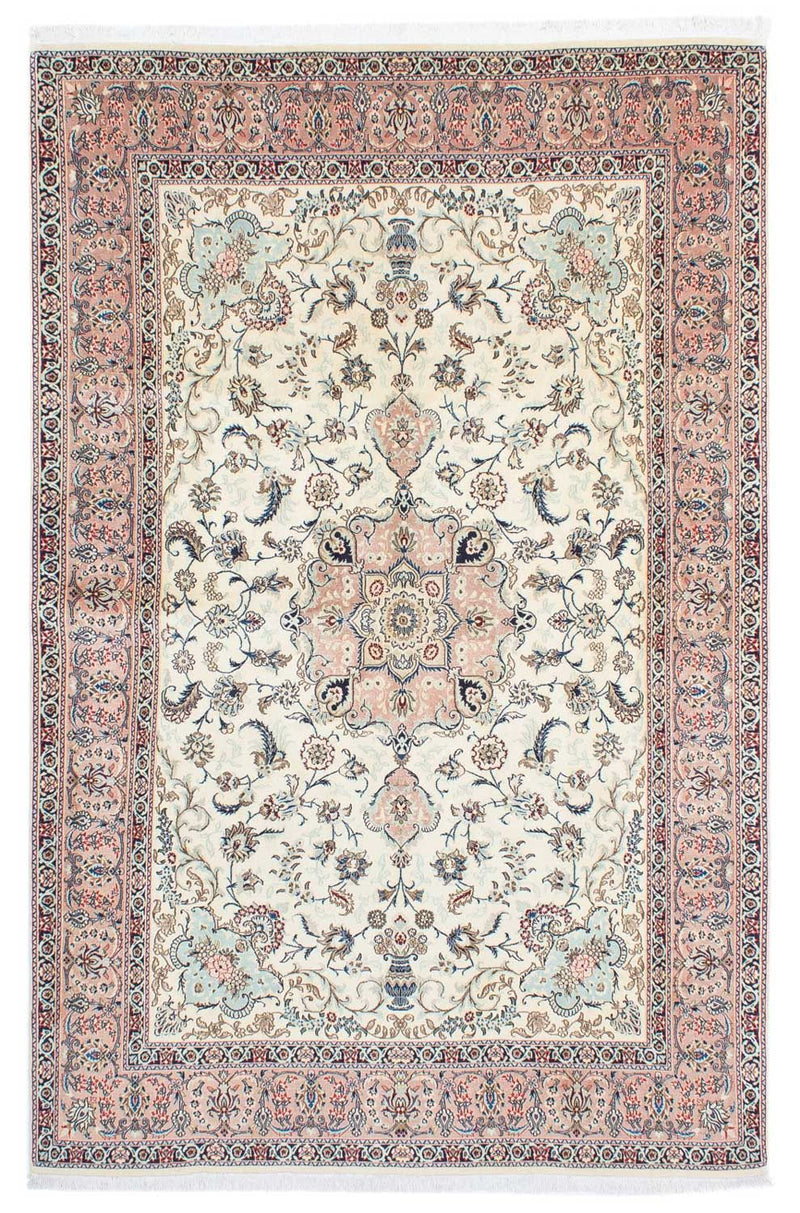 Maschad Teppich 190x296cm - Perserteppich - beige