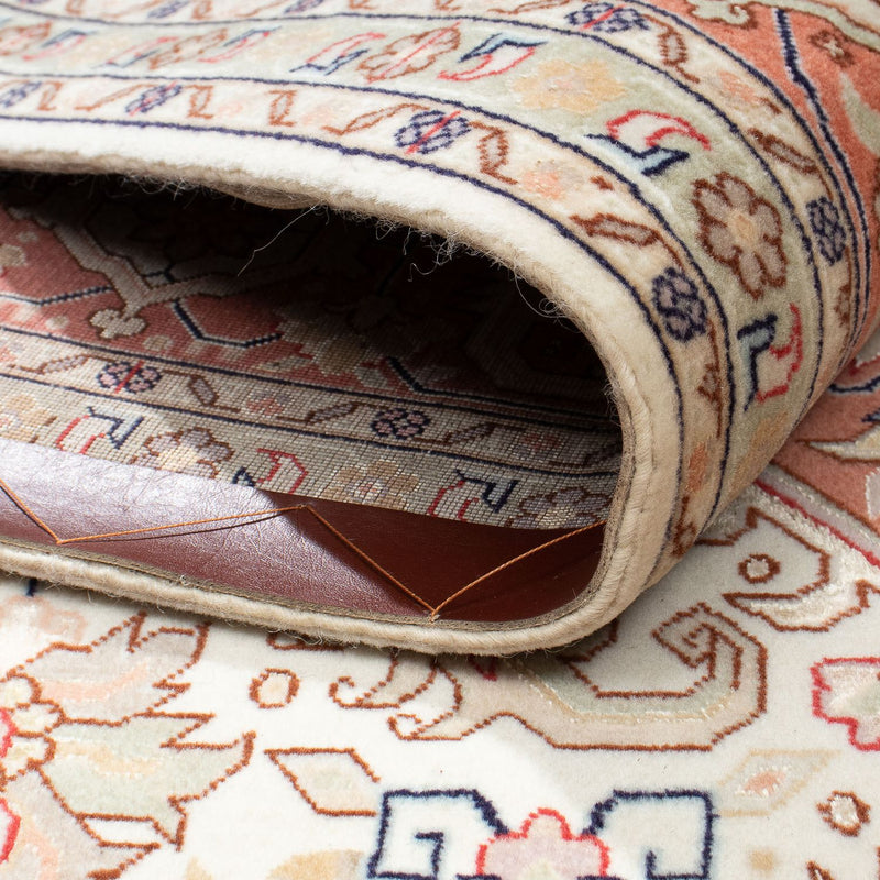 Täbriz - 50 Raj Teppich 200x306cm - Perserteppich - beige