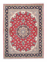 Täbriz Teppich 150x207cm - Perserteppich - rot – product image