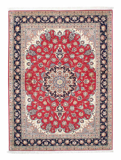 Täbriz Teppich 150x207cm - Perserteppich - rot