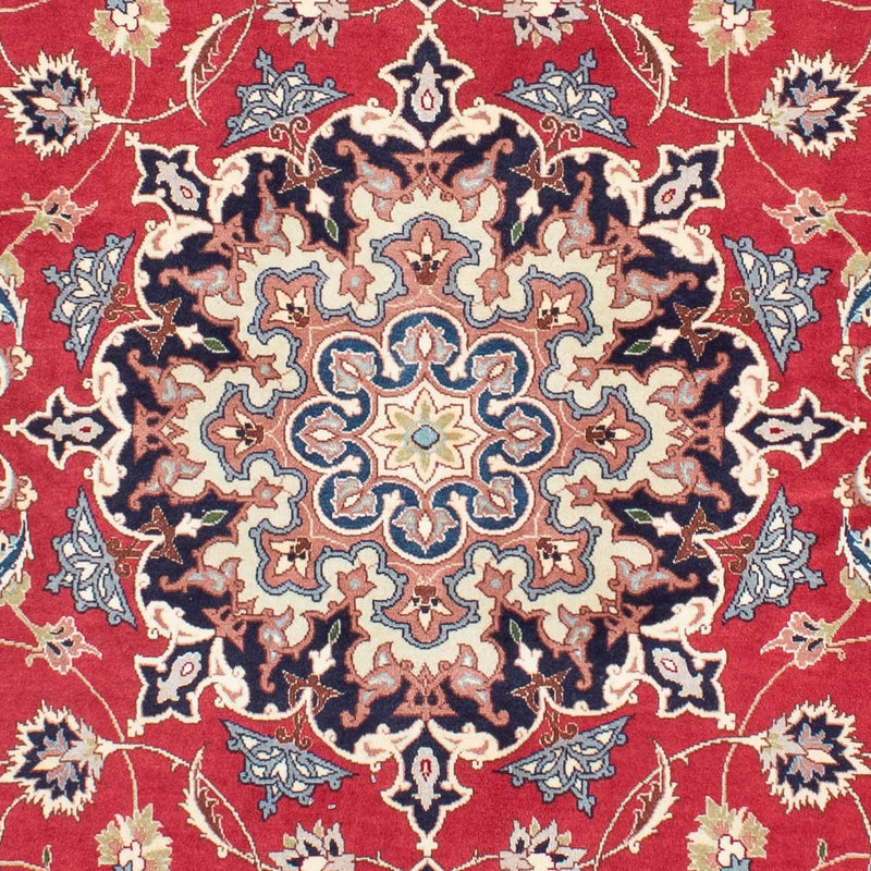 Täbriz Teppich 150x207cm - Perserteppich - rot