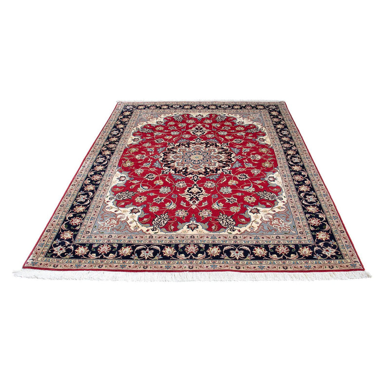 Täbriz Teppich 150x207cm - Perserteppich - rot