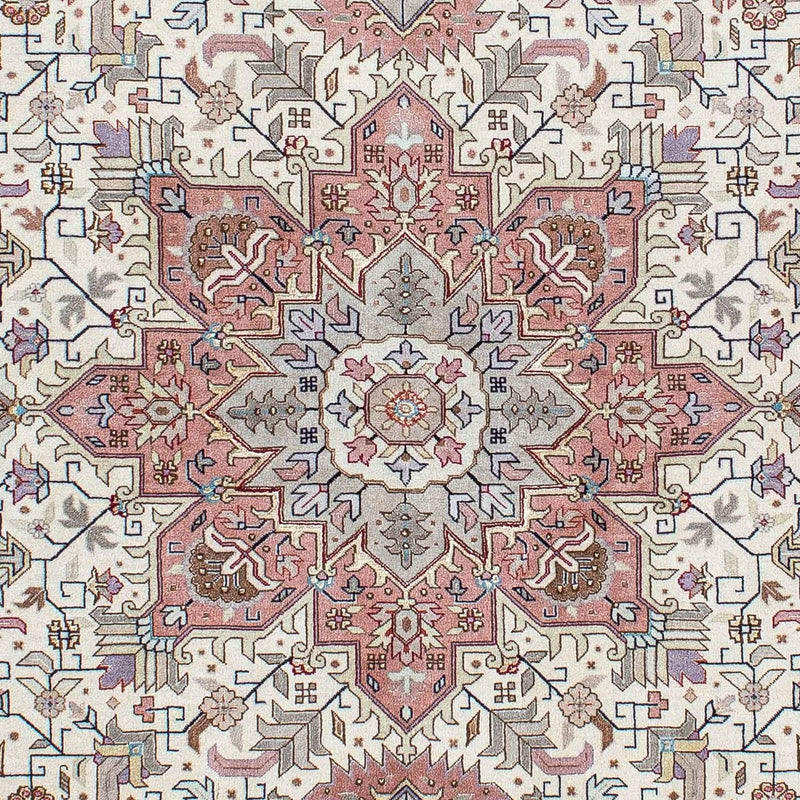 Täbriz - 50 Raj Teppich 152x204cm - Perserteppich - beige