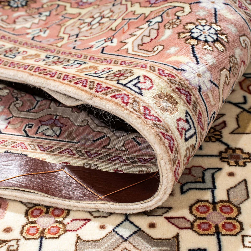 Täbriz - 50 Raj Teppich 152x204cm - Perserteppich - beige